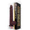 LIKETRUE Gode réaliste Slidy Cock 17 x 4cm Marron